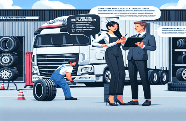 Gdzie wymieniać opony w pojazdach ciężarowych – koszty czas i kluczowe wskazówki