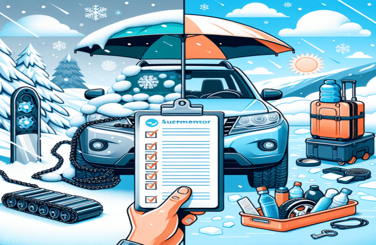 Jak przygotować auto do ekstremalnych warunków pogodowych: praktyczne porady na zimę i lato