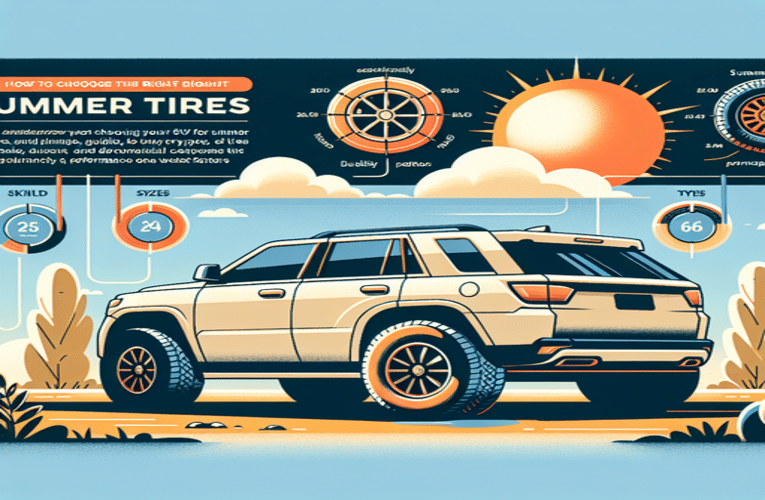 Jak wybrać odpowiednie opony na lato dla SUV-a – przewodnik po rozmiarach typach i kluczowych czynnikach